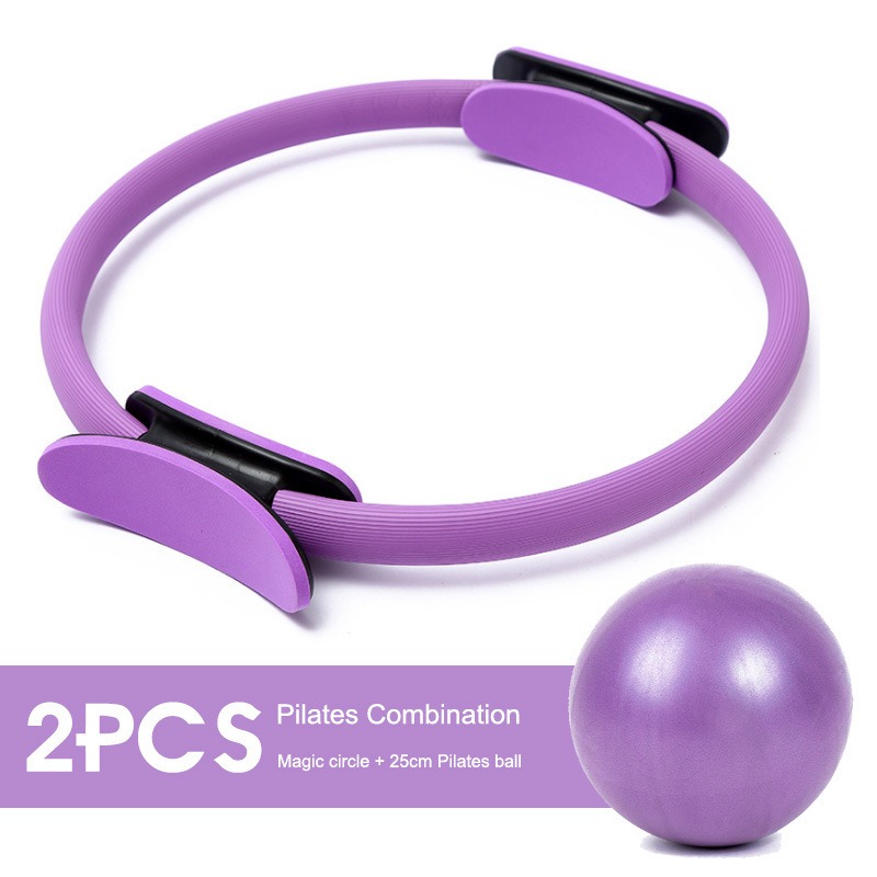 ชุดวงแหวนโยคะพิลาทิสขนาด 25 ซม - Pilates Yoga Resistance Ring บทวิจารณ์และราคา
