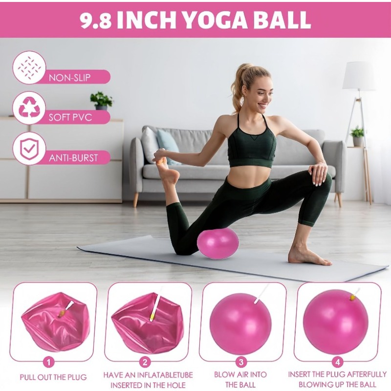 โยคะพิลาทิสผสมผสานชุด 10 ชิ้นพ - Pilates Yoga Resistance Ring บทวิจารณ์และราคา