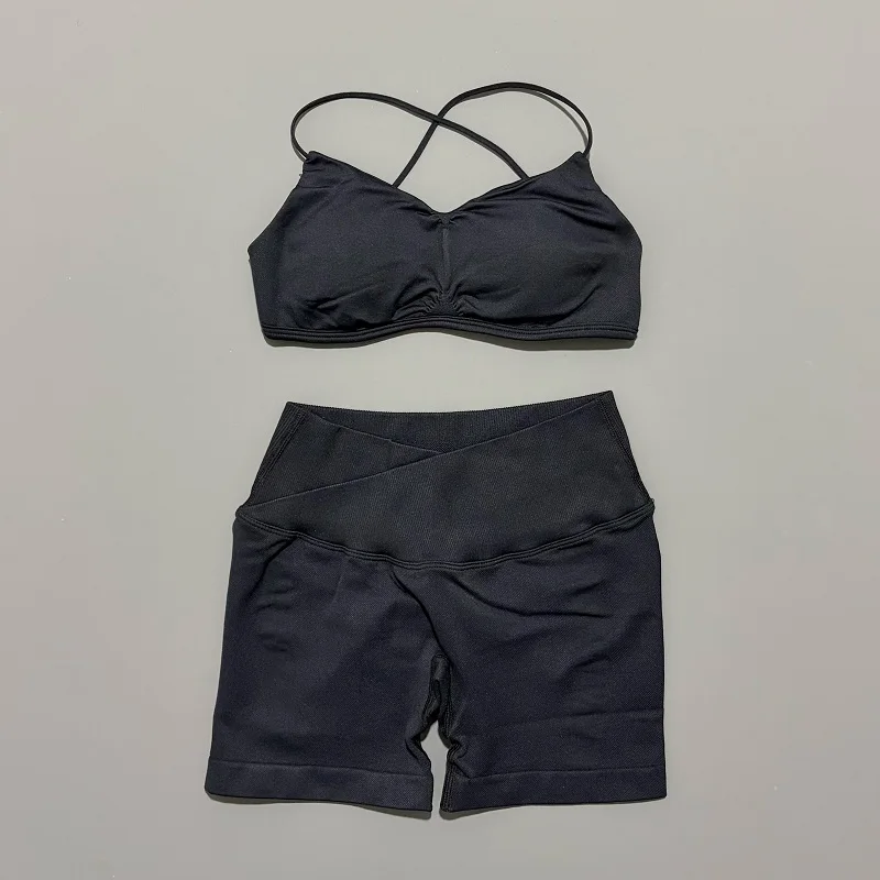 ชุดออกกำลังกาย 2 ชิ้นสำหรับผู้ - Pilates Yoga Top บทวิจารณ์และราคา
