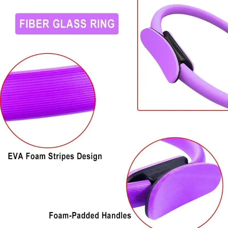 พิลาทิสโยคะวงกลมความงามกลับSli - Pilates Yoga Resistance Ring บทวิจารณ์และราคา