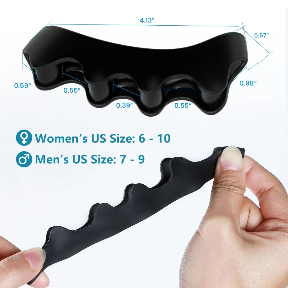 ที่แยกนิ้วเท้าซิลิโคน สำหรับแก - Toe Separator Silicon บทวิจารณ์และราคา